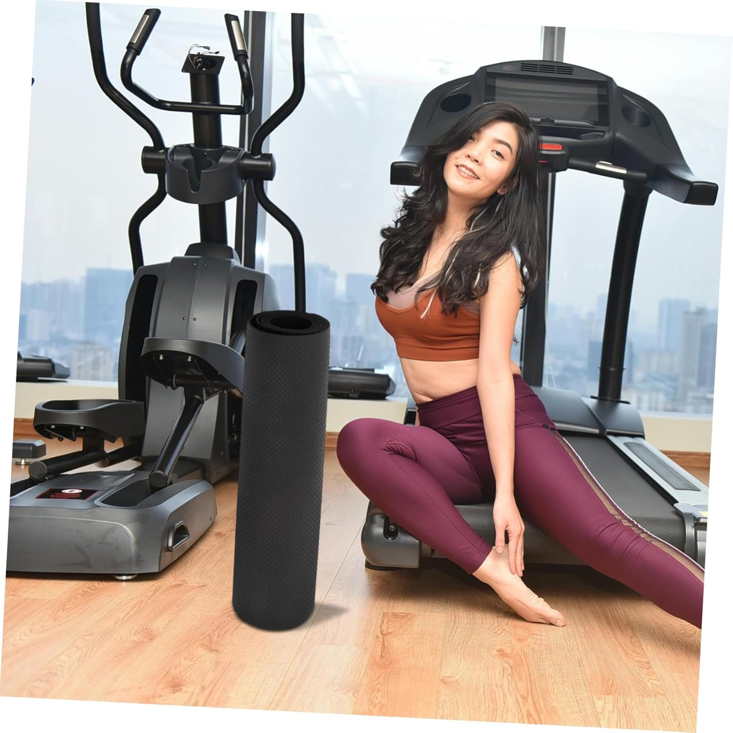 VICASKY Heavy Duty Treadmill Mat Shock Absorbing Pads for Home Gym Exercise Equipment Noise Reduction Hardwood Carpet Floors