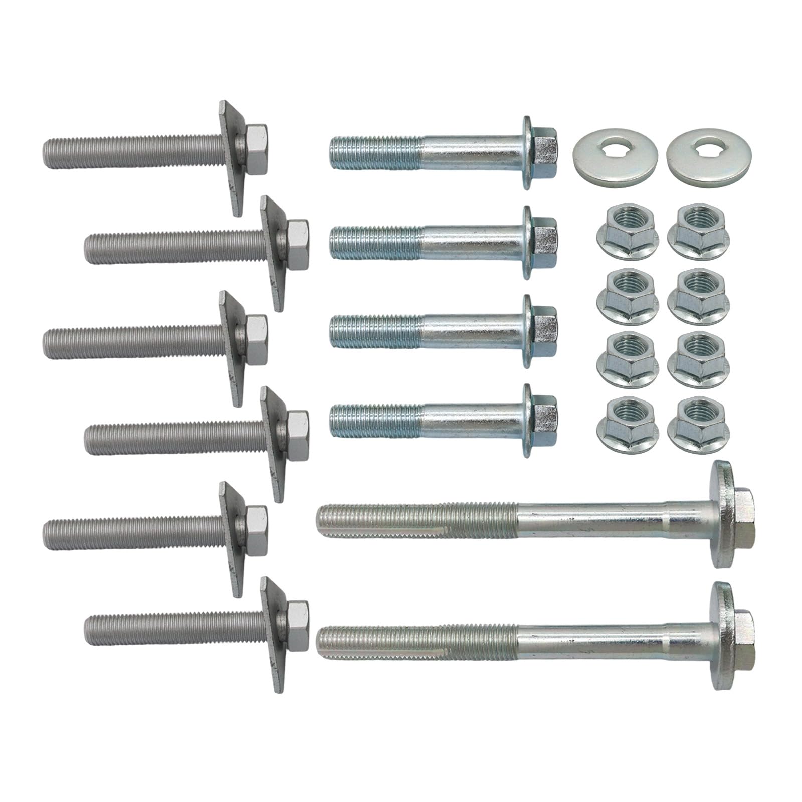 Schraubensatz Querlenker Hinten Kompatibel mit BMW 1er E81 E82 E87 E88 3er E90 E91 E92 E93 33326760668 07119906489 33306793891 33326764292 33306786186