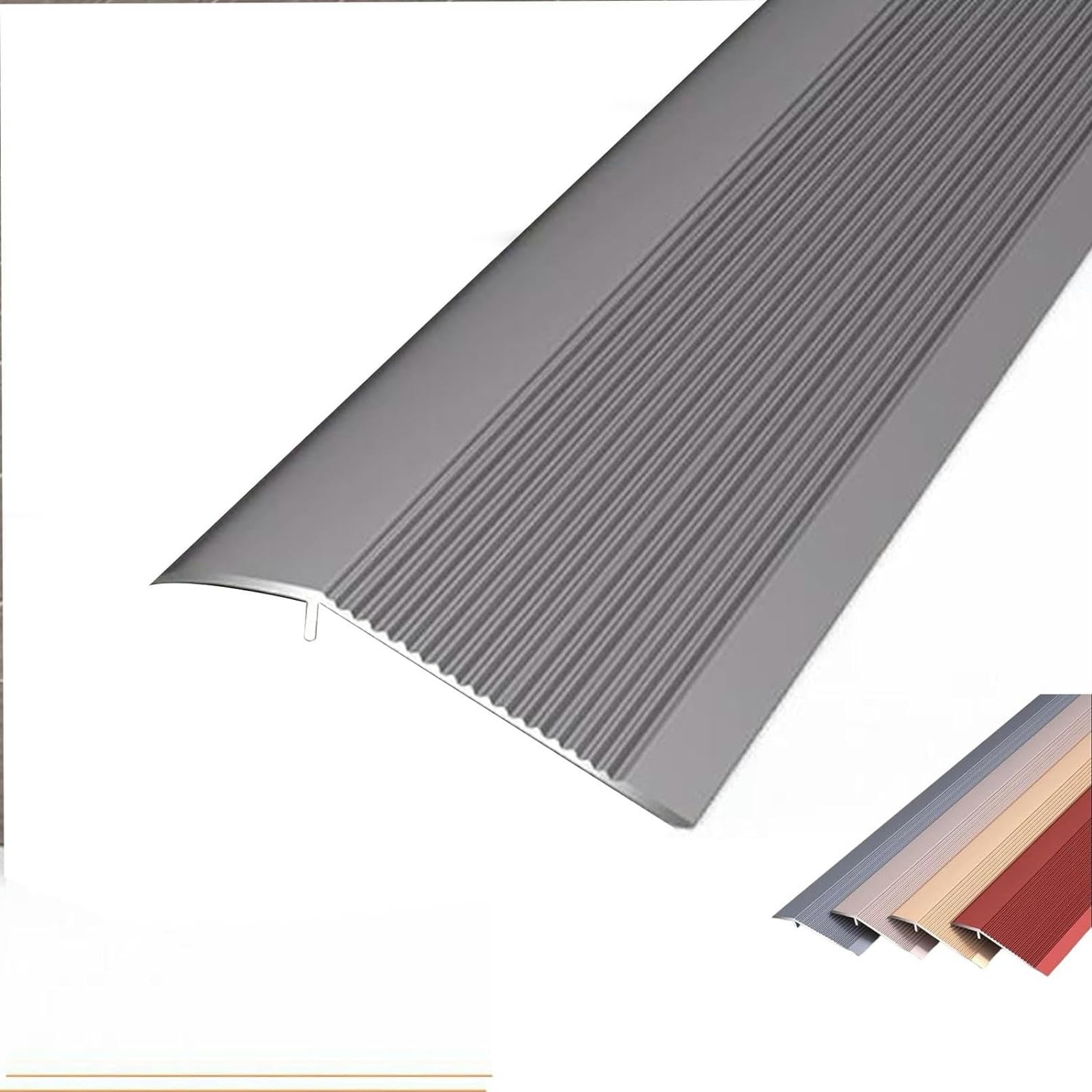LGEOELIAS Floor Transition Strip, Threshold Ramp, Thresholds for Doorways, Wheelchair Ramp Edge Reducer Laminate Transition Cover Edge Trim Gap Doorway Threshold for Uneven Floors Heights