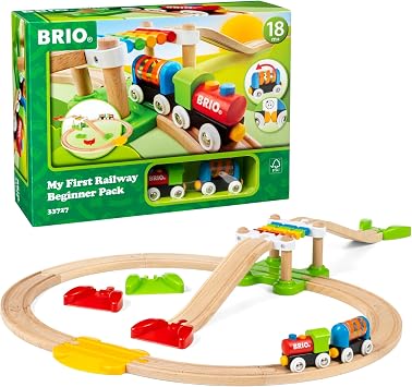 BRIO Mon Premier Circuit Découverte en Bois BRIO My First Railway
