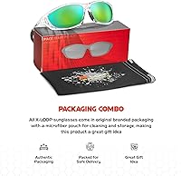 Vista 5 de X LOOP Lentes de sol polarizados deportivos para hombres - UV400 para béisbol, correr, ciclismo, lentes de golf