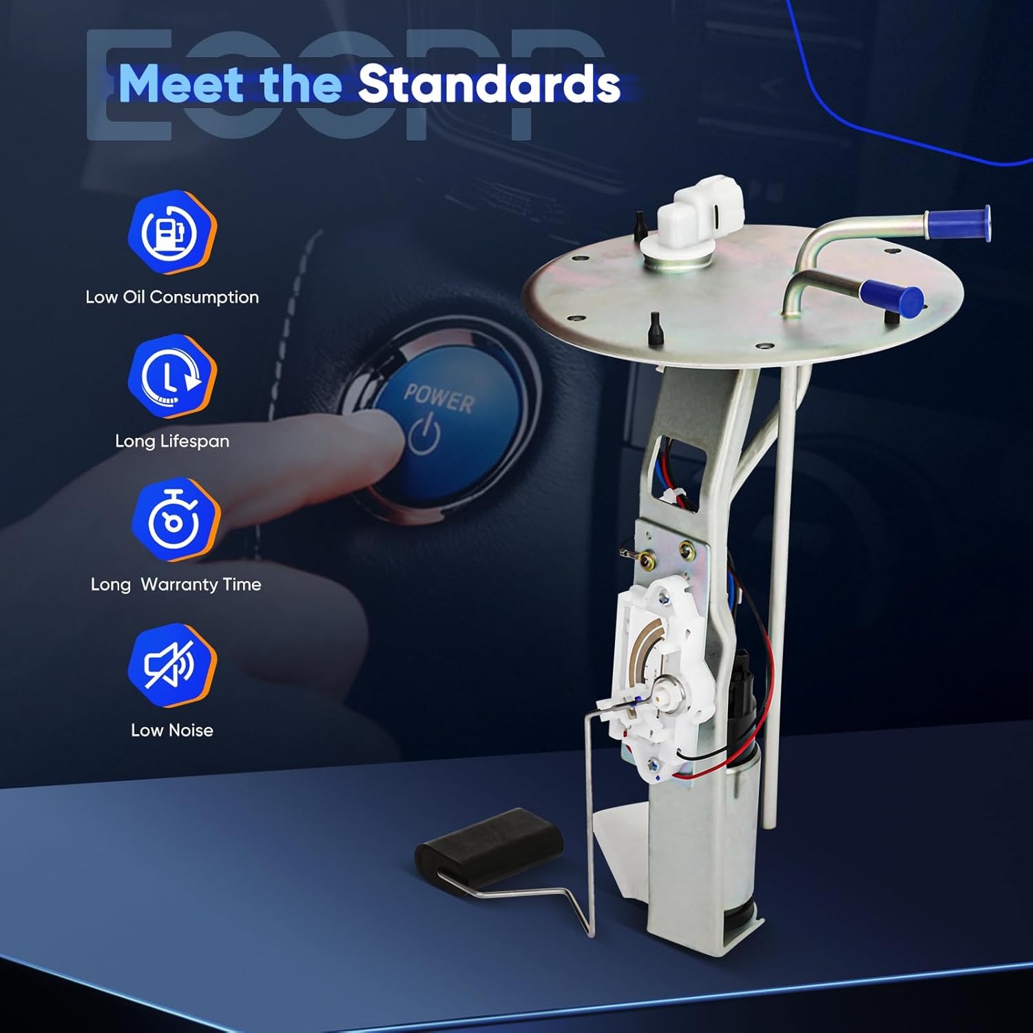 ECCPP Fuel Pump Assembly E8601S Compatible with Suzuki XL-7 2005-2006 V6 2.7L Gas 2202-496345, 152-0968, SP4058H, HP10208
