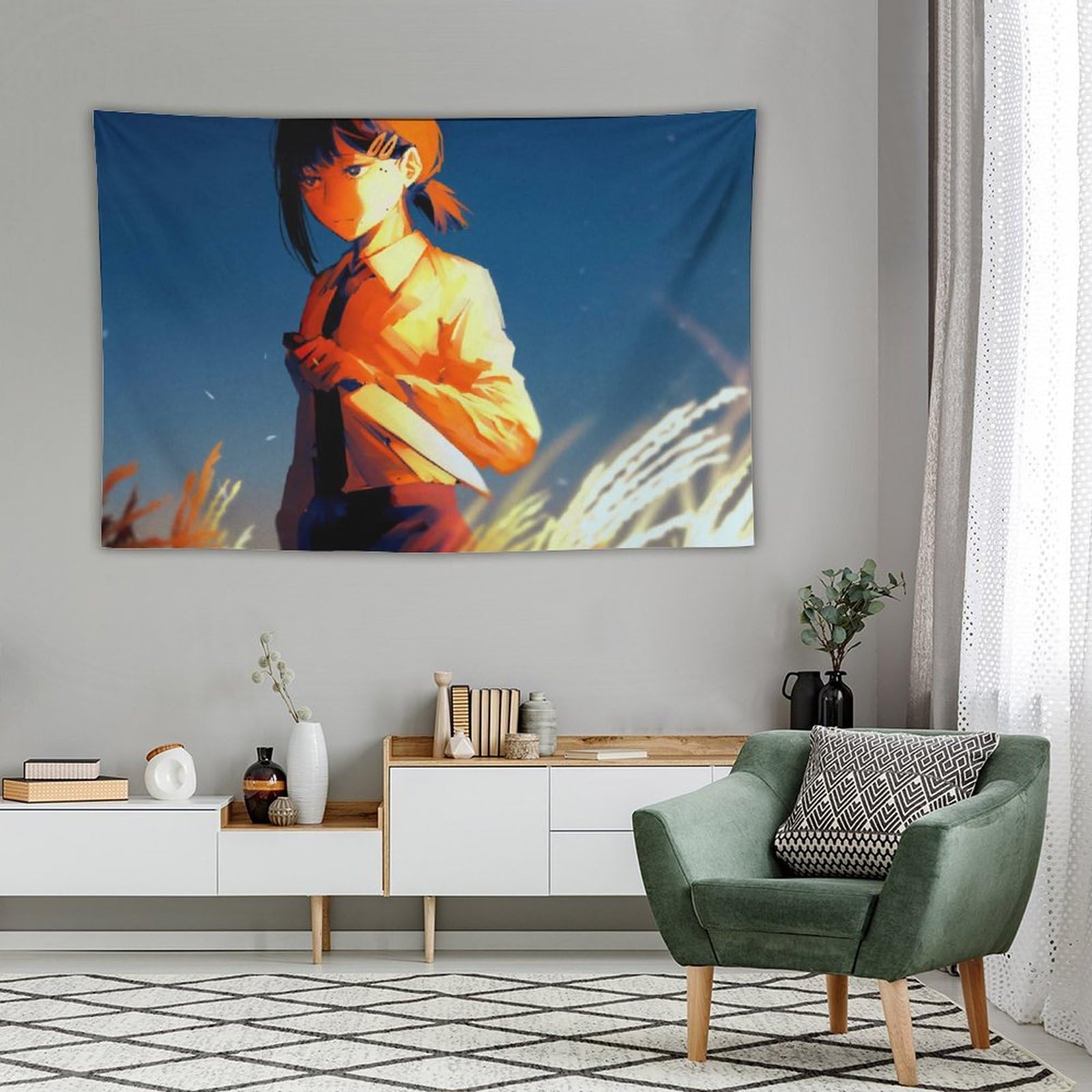 チェーンソーマン　レゼ　タペストリー Amazon.co.jp: タペストリー 大判 チェンソーマン レゼ 壁掛け