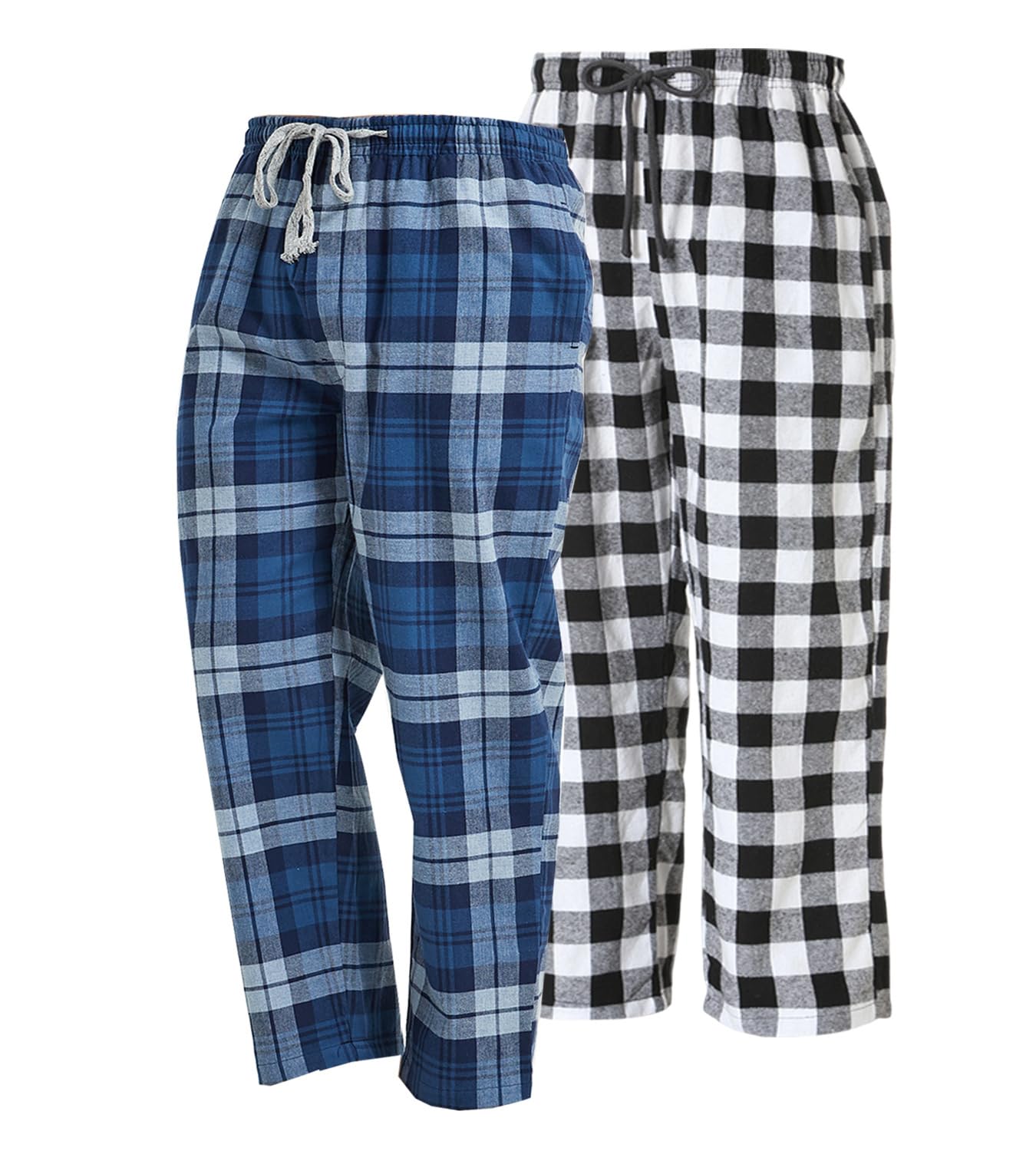 Big Boys Pajamas Pants 100% Cotton Plaid Pajama Lounge Bottoms Size 8 10 12 14 16