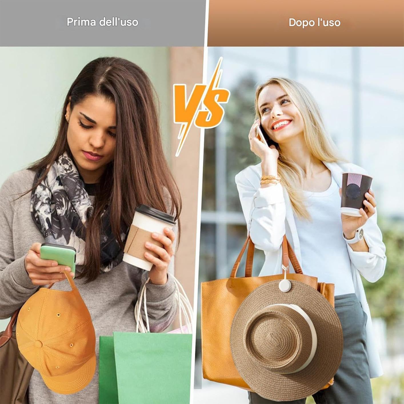 Generico Fermaglio Per Cappello Da Viaggio - Clip Magnetico Per Borsetta Cappello E Borsa | Accessori Moda In Silicone Donna Per Escursionismo Sport All'Aperto Golf Campeggio Spiaggia
