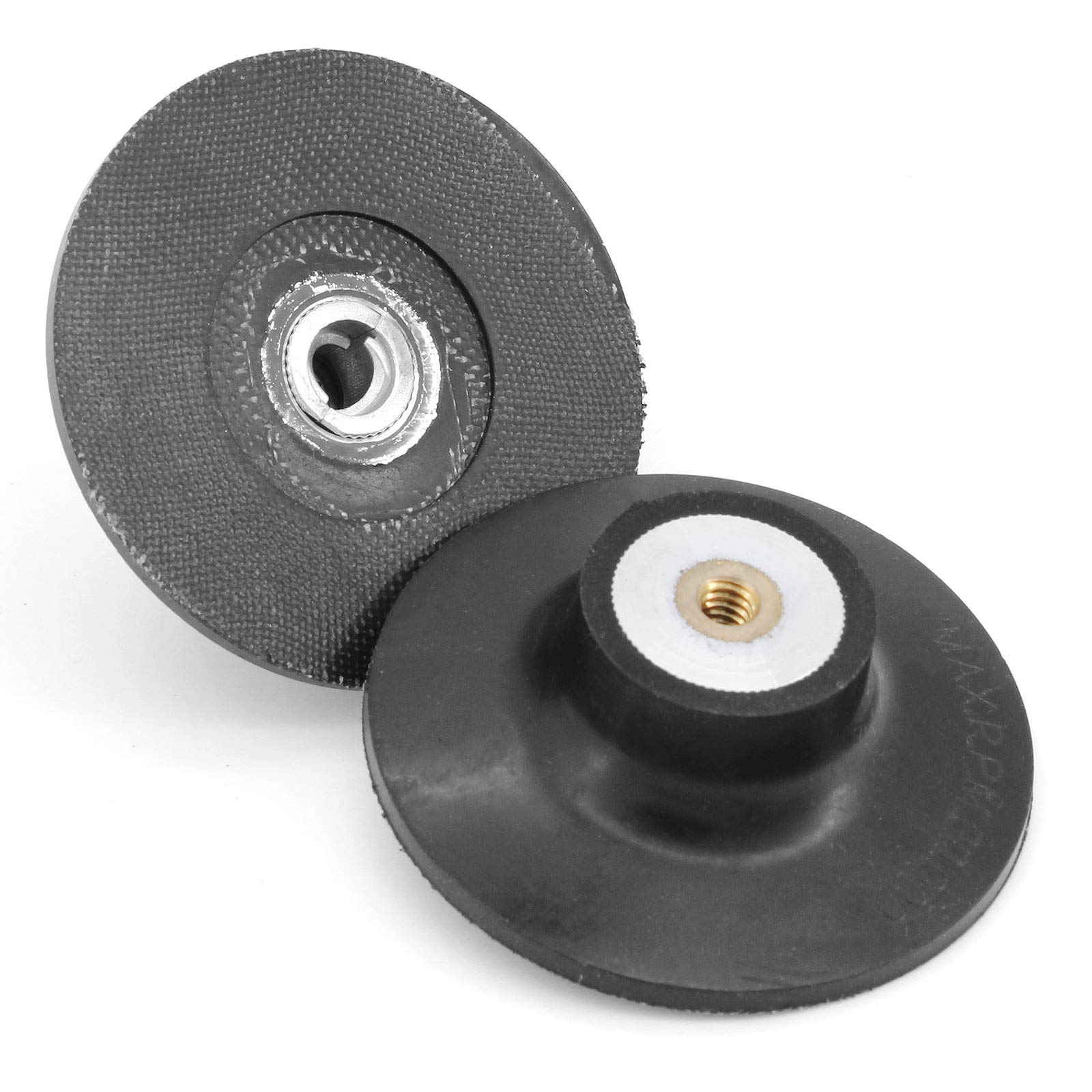 6 Pcs 1 zoll(25mm) 2 zoll(50mm) und 3 zoll(76mm) Disc-Pad-Halter mit 1/4 zoll Schaft für Runde Drehwerkzeug Schleifen Polier-Oberflächen-Conditioning Discs