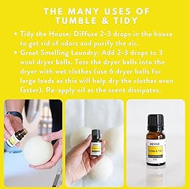 Tumble & Tidy Essential Oil Blend 30mL by Revive Essential Oils - 100% Pure Therapeutic Grade, for Diffuser, Humidifier, Massage, Aromatherapy, Skin & Hair Care