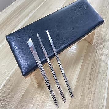 Pedicure Knife Ingrown Toenail Tools, Tilted Arm Rest for Nails,Used For Nail Cuticle Remover, Chicken Callus, Paronychia Treatment At Home Salon 2