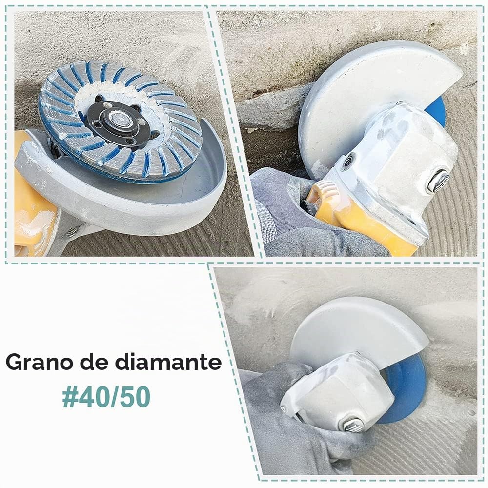 HIGHDRIL Mola a Tazza Diamantata 125 mm e HIGHDRIL Fresa diamantata