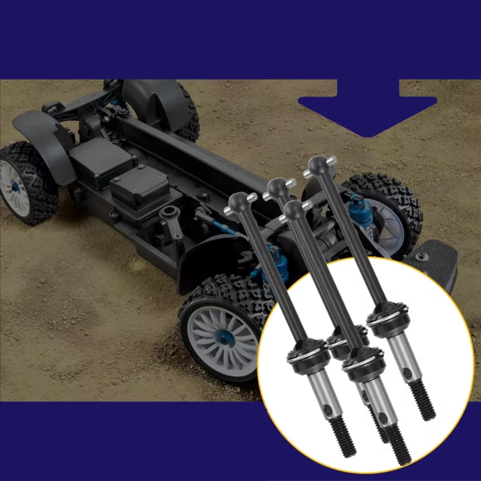 Amazon | RC改造スペア Compatible With Tamiya XV-01 TC-01 XV01 TC01