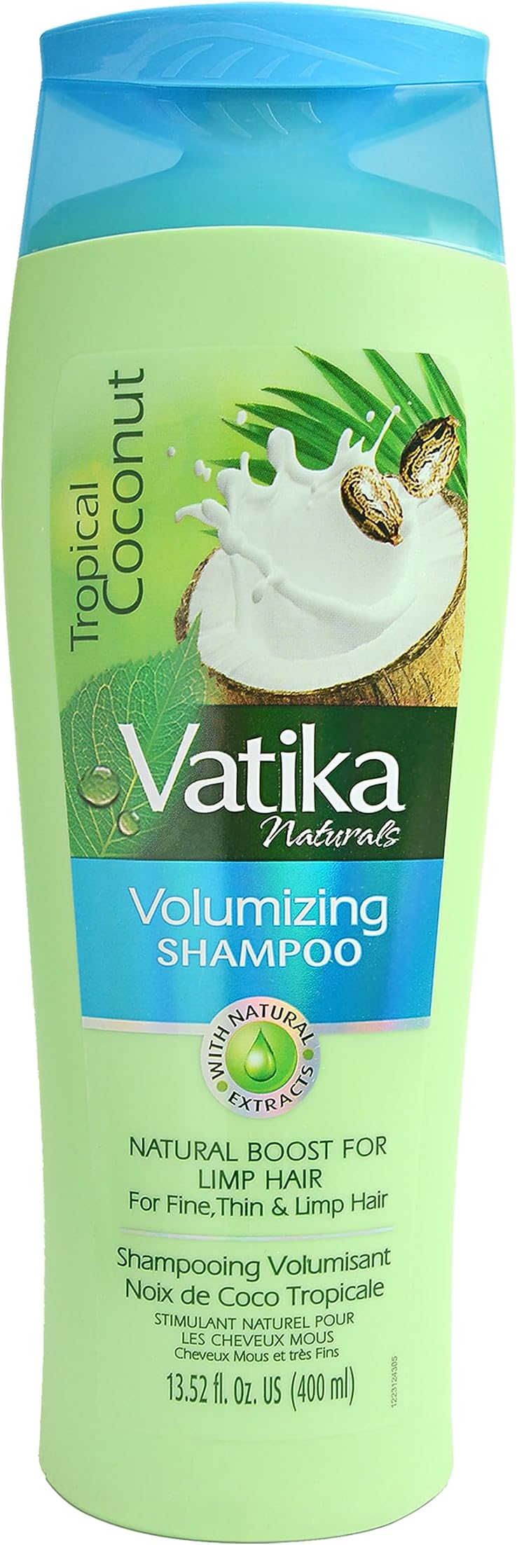 Tropical Coconut Volumizing Shampoo for Women, Multivitamin+ Hair Care for Volume & Thickness, Nourishing Coconut Shampoo for Fine, Thin & Damaged Hair with Softness & Shine, 400ml