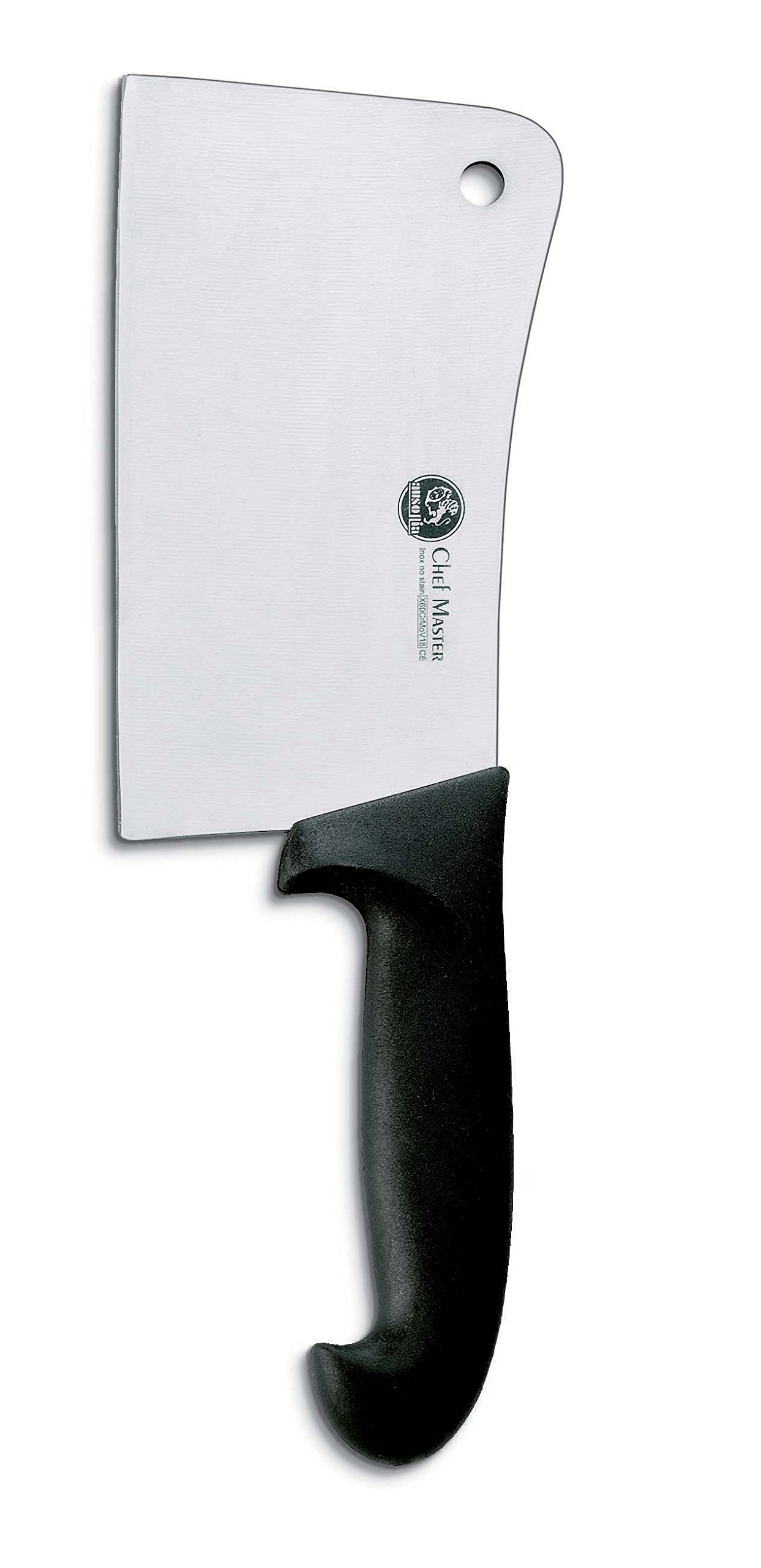 AUSONIA Hackbeil 18 Cm – Klinge Aus Rostfreiem Edelstahl 440, Griff Aus Polypropylen, 550 G