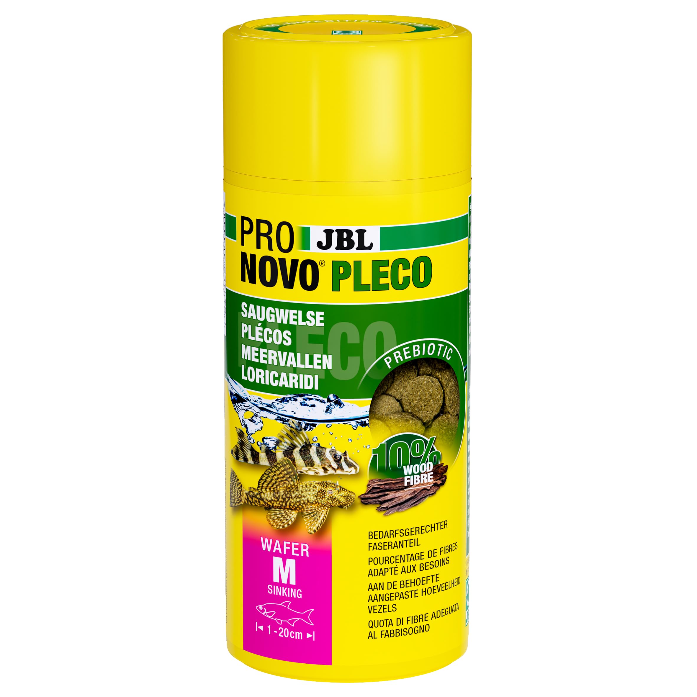 Jbl Pronovo Pleco Wafer, Fish Food, Size M, 250 Ml