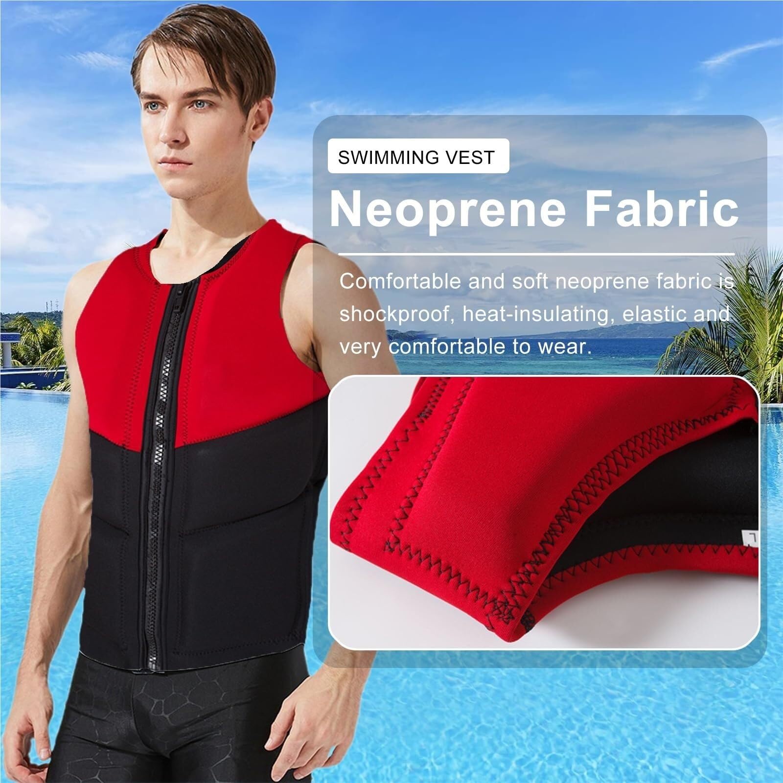 Chaleco de Pesca con Mosca Diseño Ligero Stretch Relleno Cómodo para Pesca en Río Pesca en Arroyo Exterior