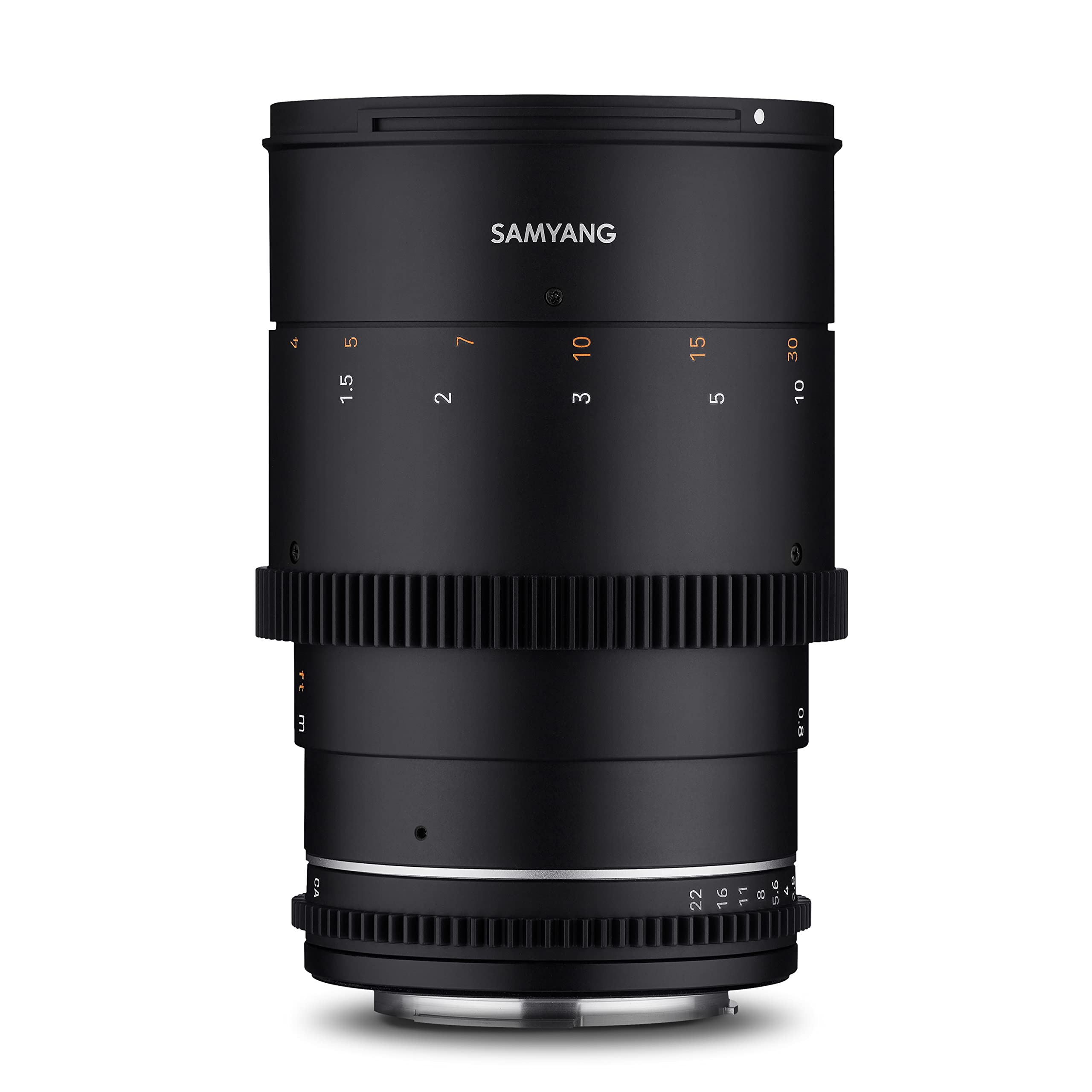 Samyang MF 135 mm T2,2 VDSLR MK2 MFT – Video Cine obiektyw teleobiektyw ogniskowy do aparatów Micro Four Third, ręczna ostrość, do Panasonic DC-GH5s DC-GH5 II BGH1 Olympus OM-D E-M1 Mark III