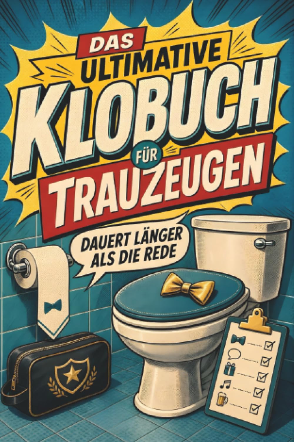 Das ultimative Klobuch für Trauzeugen: Dauert länger als die Rede. Lustiges Geschenk für Trauzeugen, Hochzeitsreden und JGA-Planung
