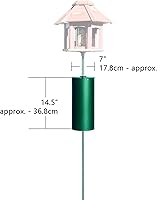 Vista 3 de Perky-Pet 341 Metal Ardilla de poste con deflector