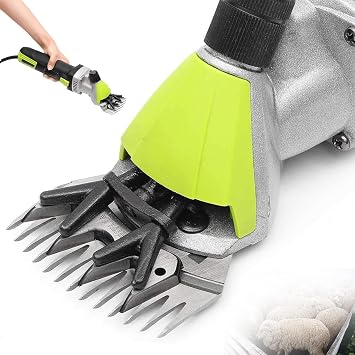Electric Sheep Goat Shearing Machine Clipper 850W, 6 Speed 13 Teeth Sheep Shears Clippers, Heavy Duty Grooming Trimmer for Wool,220V