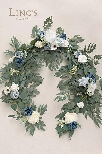 Miniatura 8 de Ling's moment - Guirnaldas artificiales de flores para centros de mesas de invitados