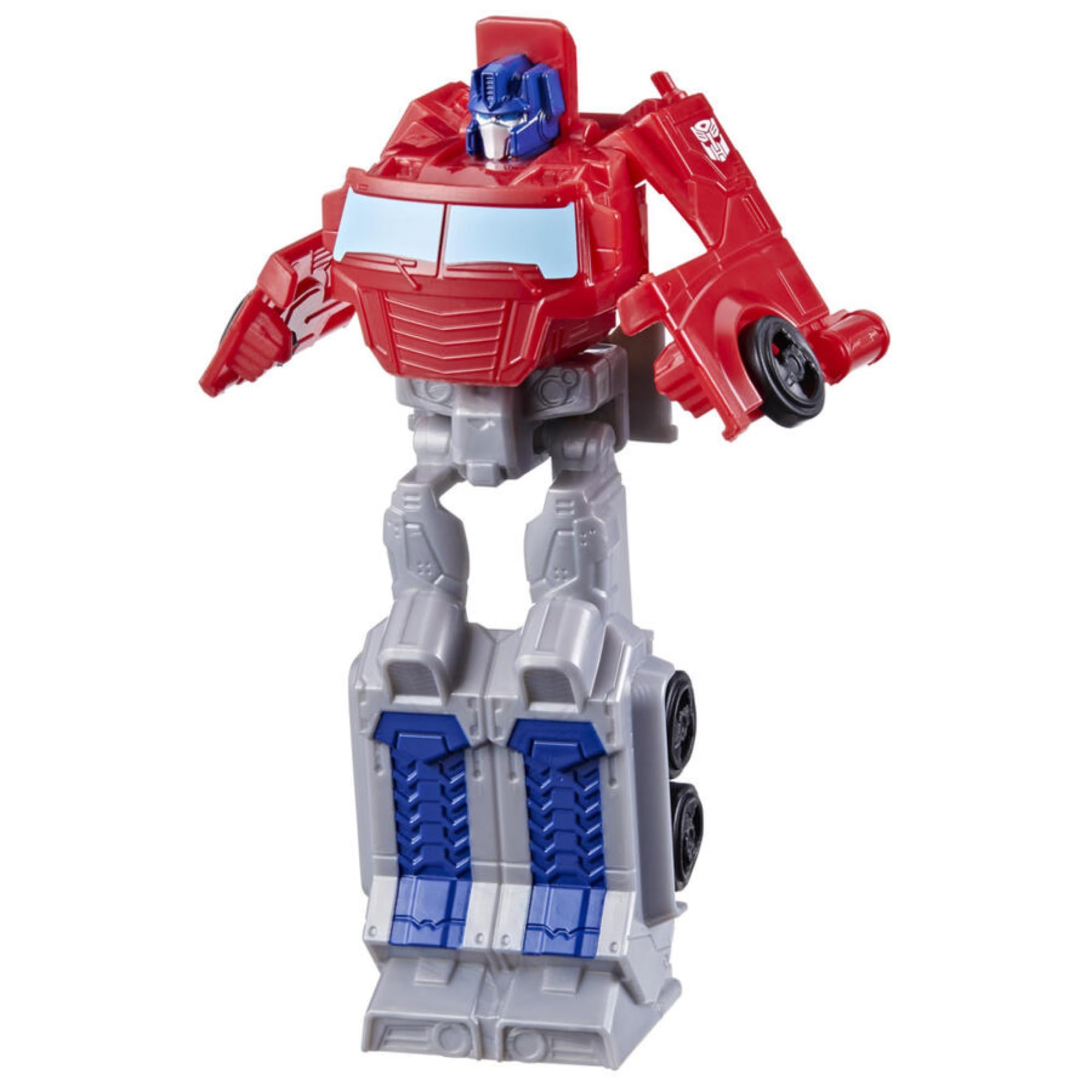 Transformers 4' 12cm, 2 in 1, 3 to 7 Step Transforming Action Figures - (Autobot Optimus Prime), Red, White, Blue, 3 cm x 2 cm x 1 cm - Image 2