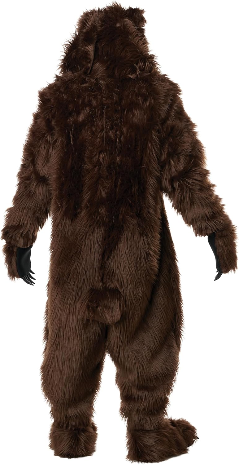 California Costumes: Deluxe Grizzly Bear Costume with Moveable Jaw Mask