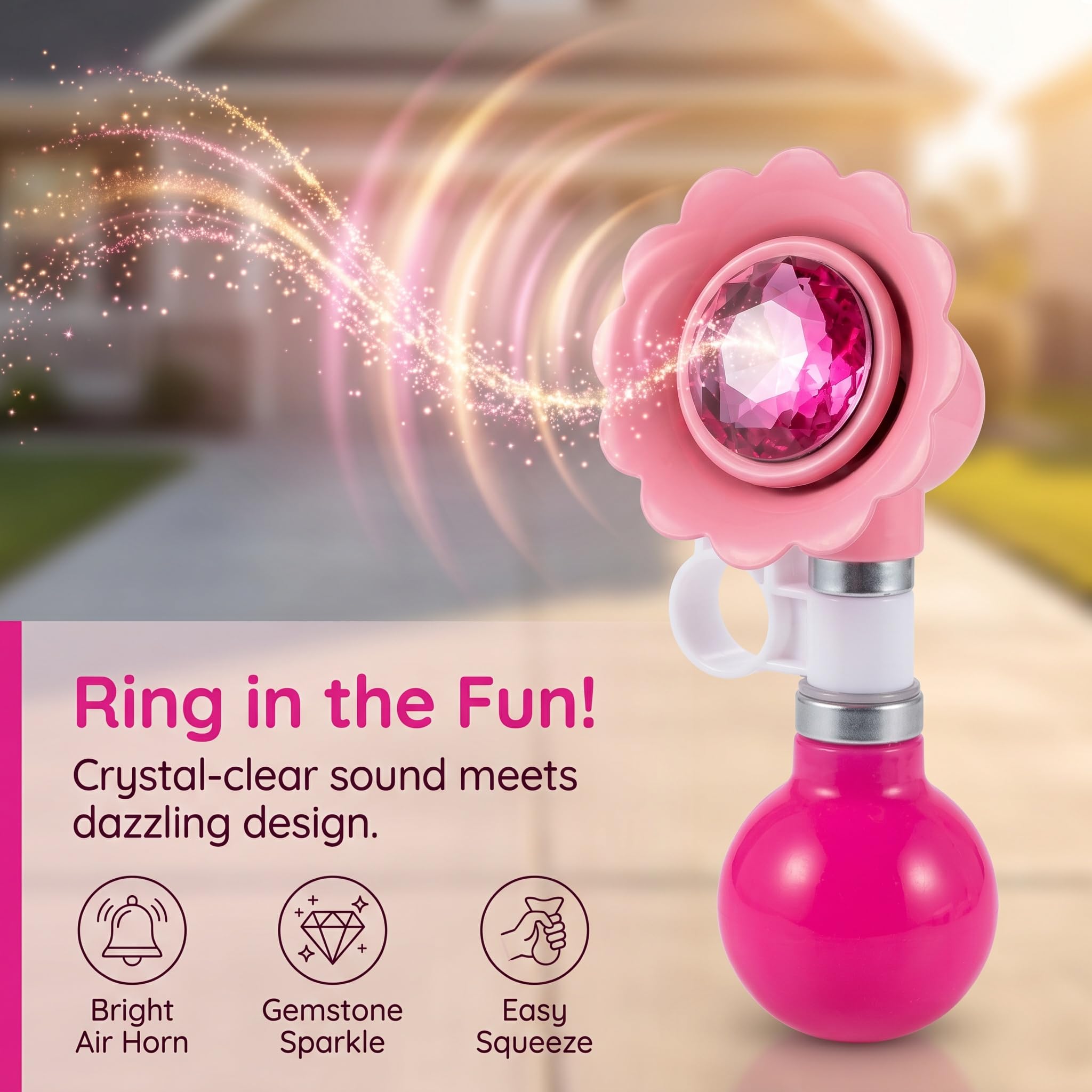 Kids Bike Horn - Loud & Colorful -5
