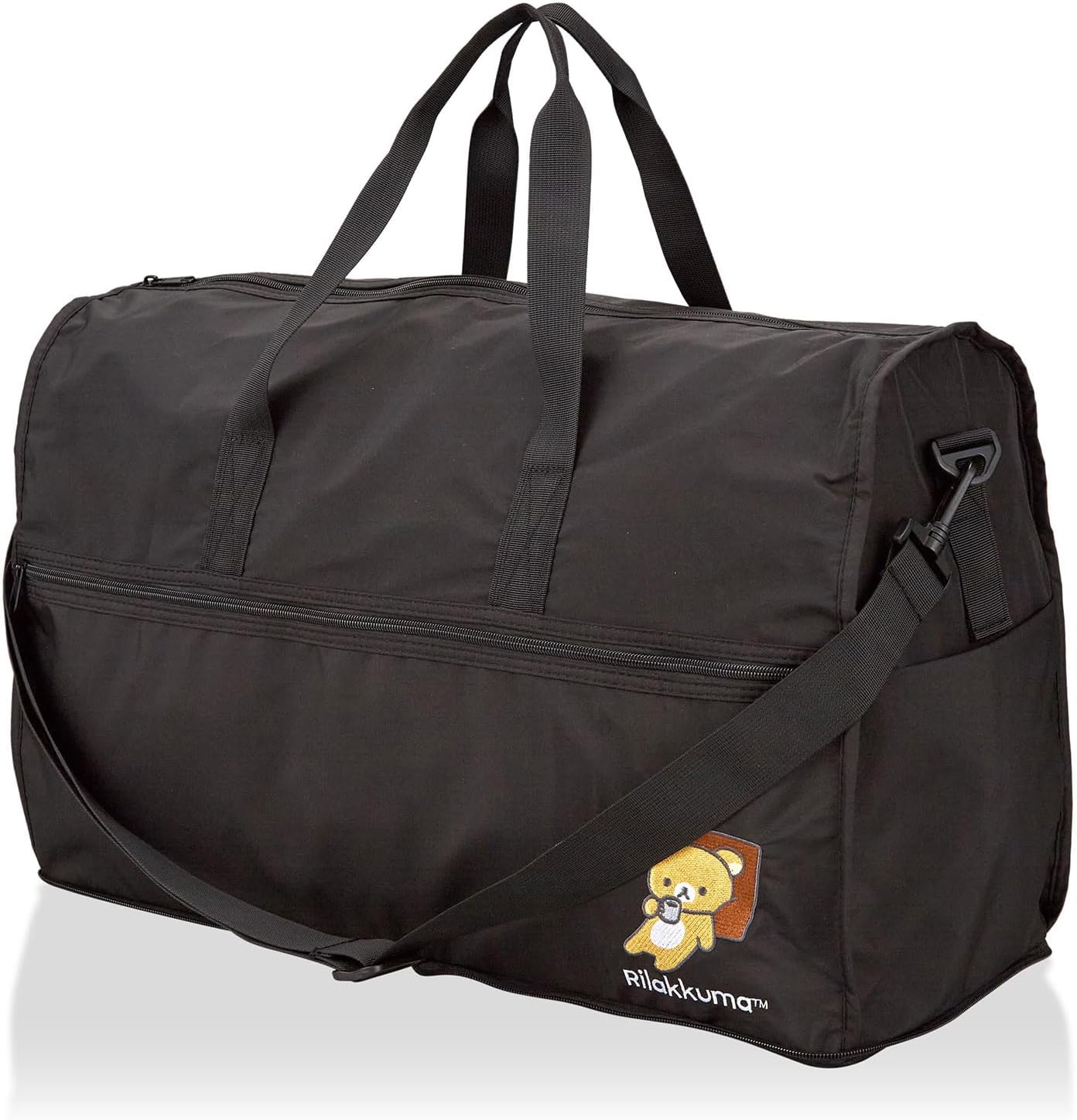 HAPITAS(ハピタス) Women's Folding Boston Bag (Large) Carry On, RK41 Black Cafe, 大型
