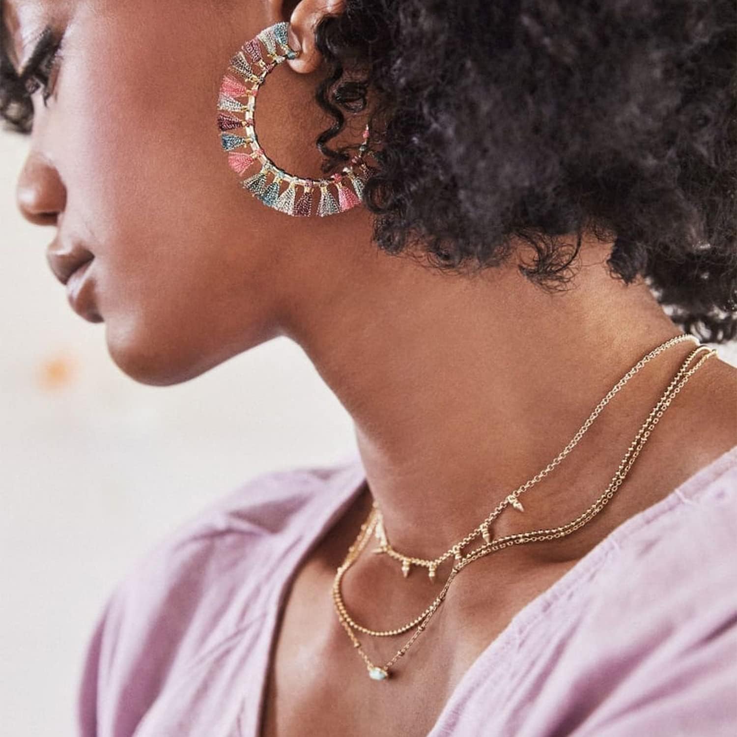 Kendra Scott Addison Adjustable Length Choker Necklace for Women, Fashion Jewelry