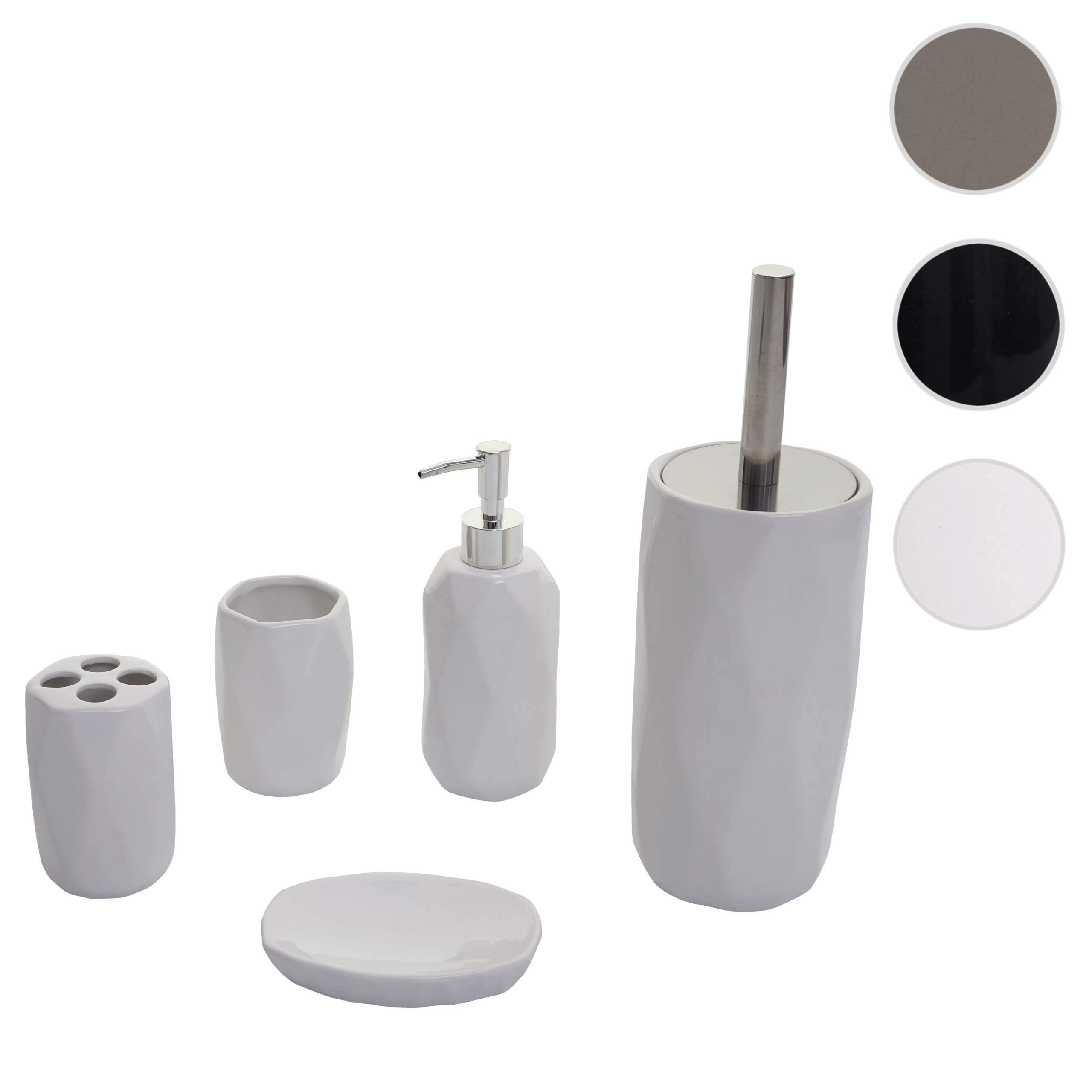 Juego de baño de 5 piezas HWC-H88 cerámica blanca