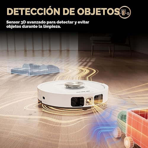 Miniatura 11 de Shark PowerDetect NeverTouch Pro - Robot Vacuum & Mop Combo, Autovaciado, Autorrecarga con almohadilla autolimpiante de lavado y seco, capacidad de
