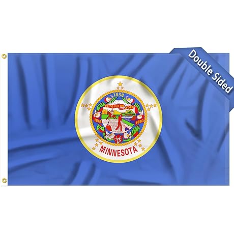 Minnesota State Flag 4x6 FT - Timeless Symbol of Minnesotan Pride