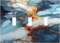 Vista 115 de Cubiertas de salida iridiscentes abstractas coloridas nubes dúplex de 1 cuadrilla, placa de cubierta de interruptor de luz arco iris, placas