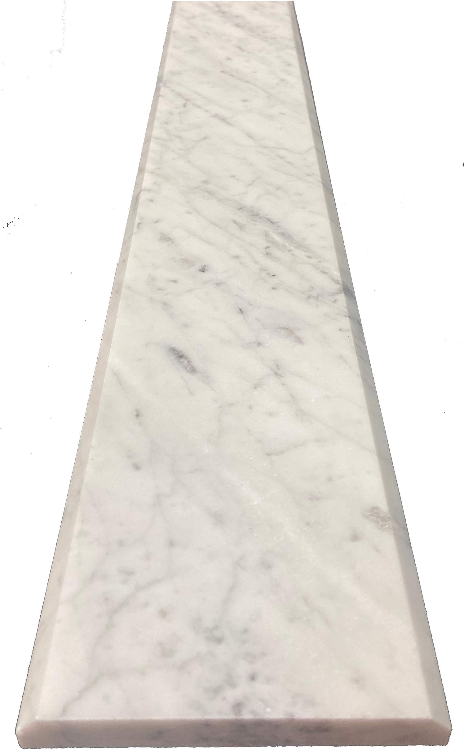 Tenedos Carrara Marble Threshold (Marble Saddle) - Polished - (5 x 30)