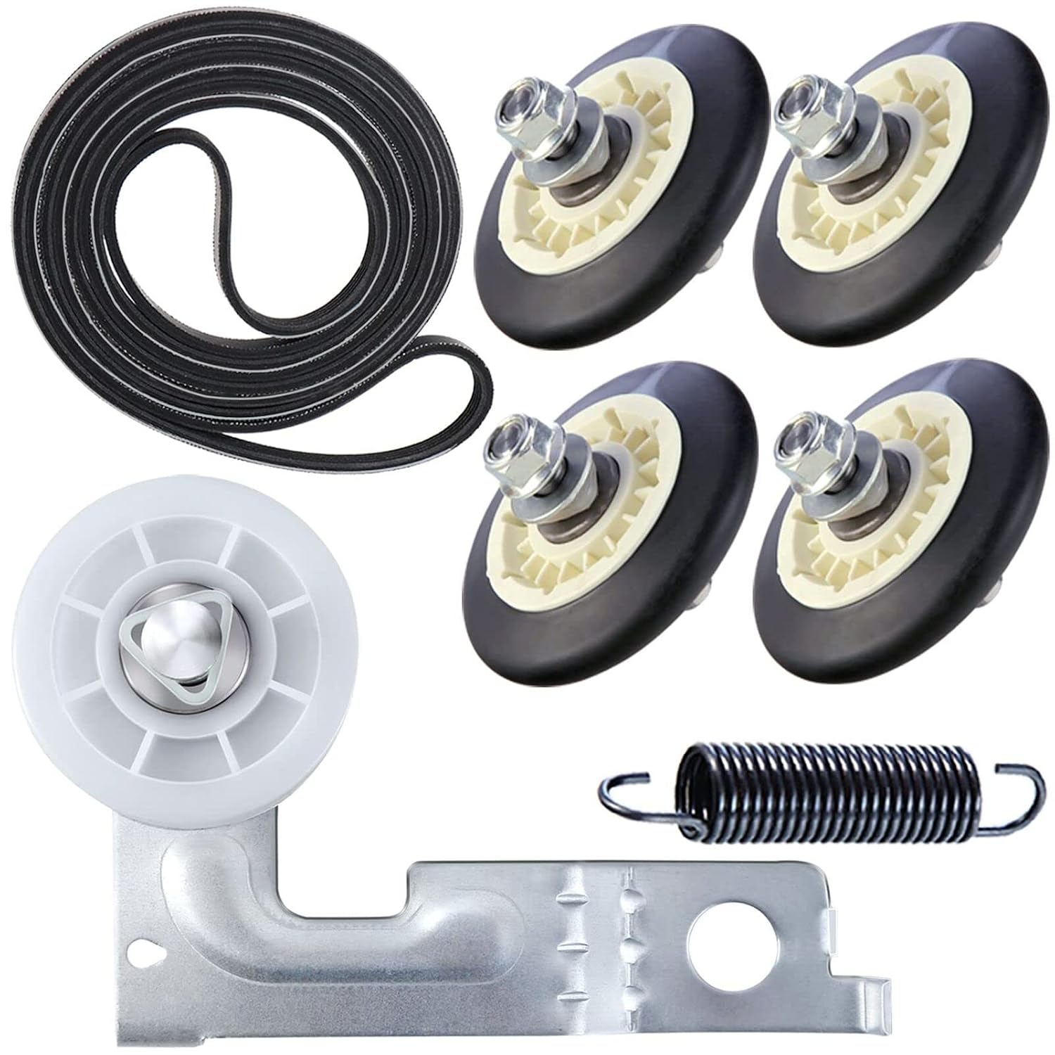 Dryer Repair Kit Rollers Belt Pulley Compatible with LG 4581EL2002C 4561EL3002A 4400EL2001A 4PH2337 4115028 4382143 - Review, Price and Buying Guide