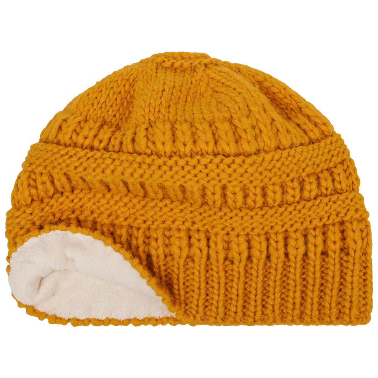 Lierys Gorro de Punto con Abertura para coleta Mujer Otono Invierno