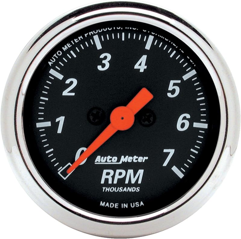 Tacômetro elétrico AUTO METER 1477 Designer Black Dash 2,3125 pol. – 1 unidade