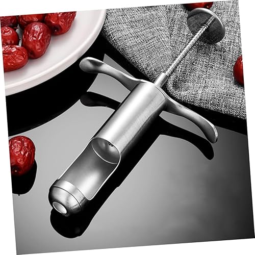 Miniatura 8 de Ciieeo 2 piezas de descorazonador rojo Fecha Pit Remover Cerezas Removedor Multiherramientas Herramientas de mano Taladro Mango Núcleos Removedor de