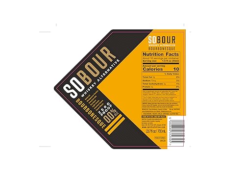 Miniatura 6 de SOBOUR Bourbonesque Whisky sin alcohol botella de 23.7 fl oz  Bebidas no alcohólicas  Alternativa de Bourbon  Licores sin alcohol premium de Spirits