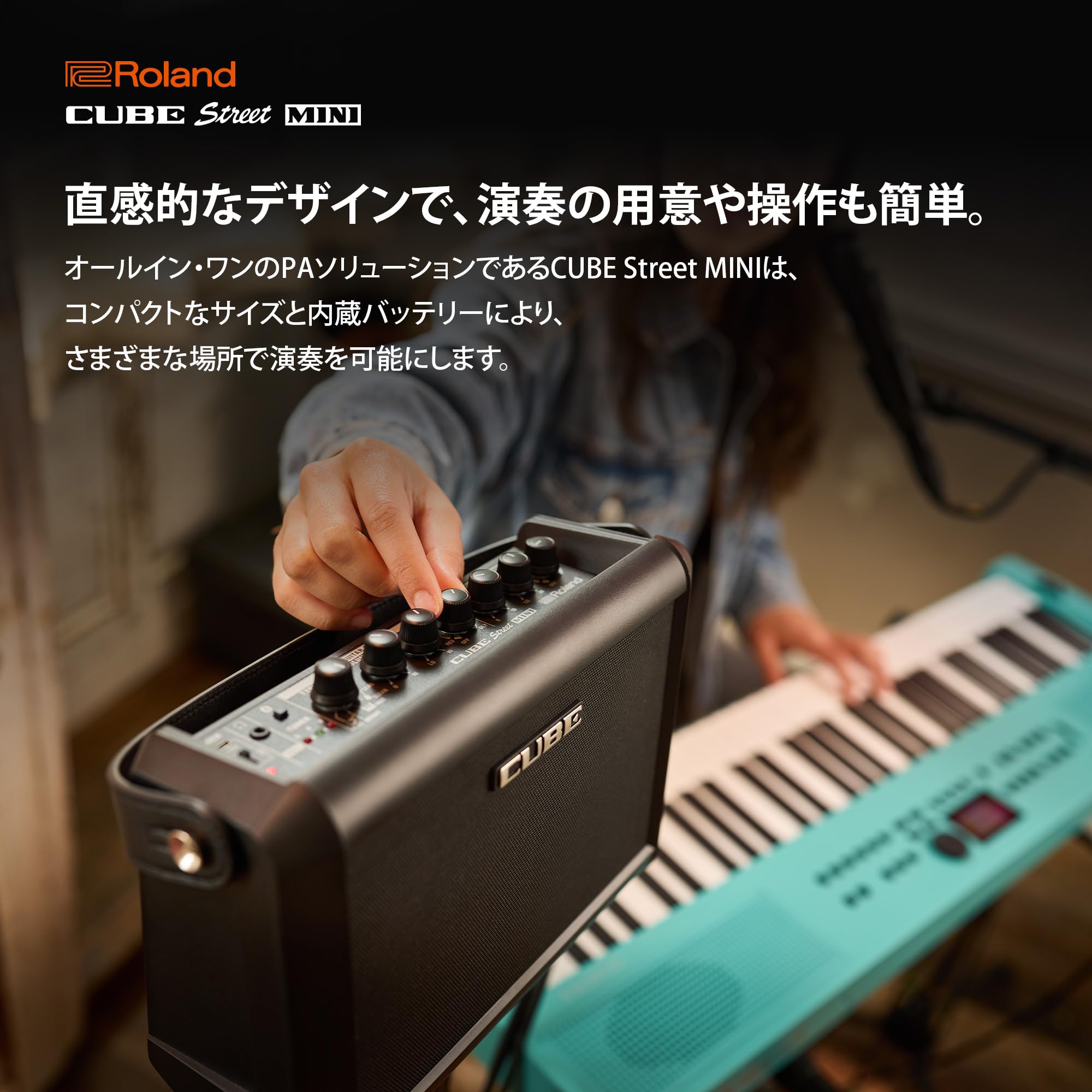Amazon | Roland ローランド CUBE Street MINI/CUBE-ST-MI ポータブル