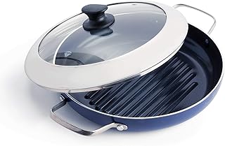 Blue Diamond Cookware Grill Genie Ceramic Nonstick Grill Pan