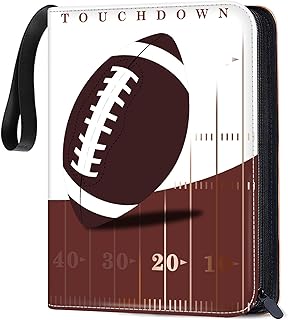 HystyfuÂ® Football Cards Binder 440 Pockets Trading Card Holder Album Storage Display Case with Football Card Sleeves Card Holder Protectors Set for Football Card and Sports Card