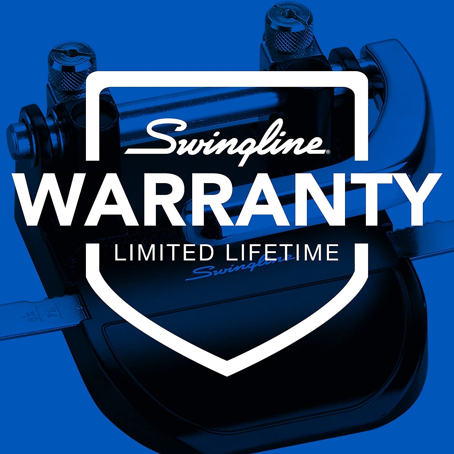 Swingline Punzonatrice a 2 fori, regolabile, resistente, 40 fogli, nero/argento (74060)