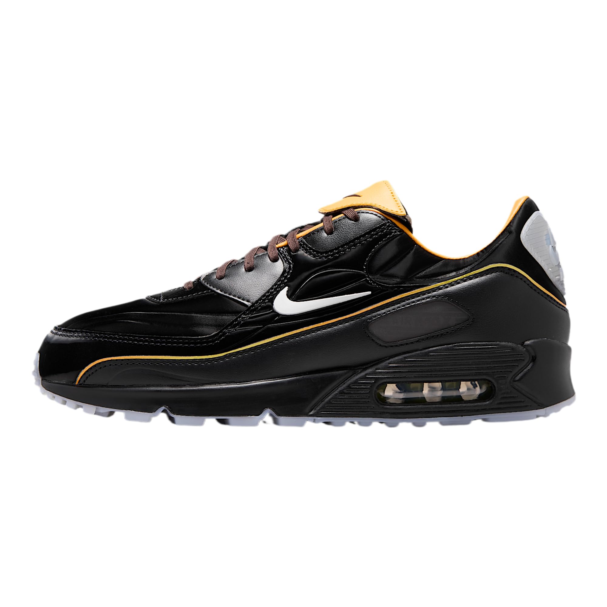 Air Max 90 'Mercurial' Men's Shoes (Black/Gold Leaf/Pair/White) Size 10