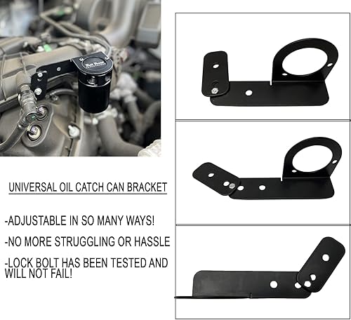 Miniatura 2 de Ajustable 360 Universal 2 & 3 Puerto de captura de aceite Puede Soporte de aluminio Montaje del motor