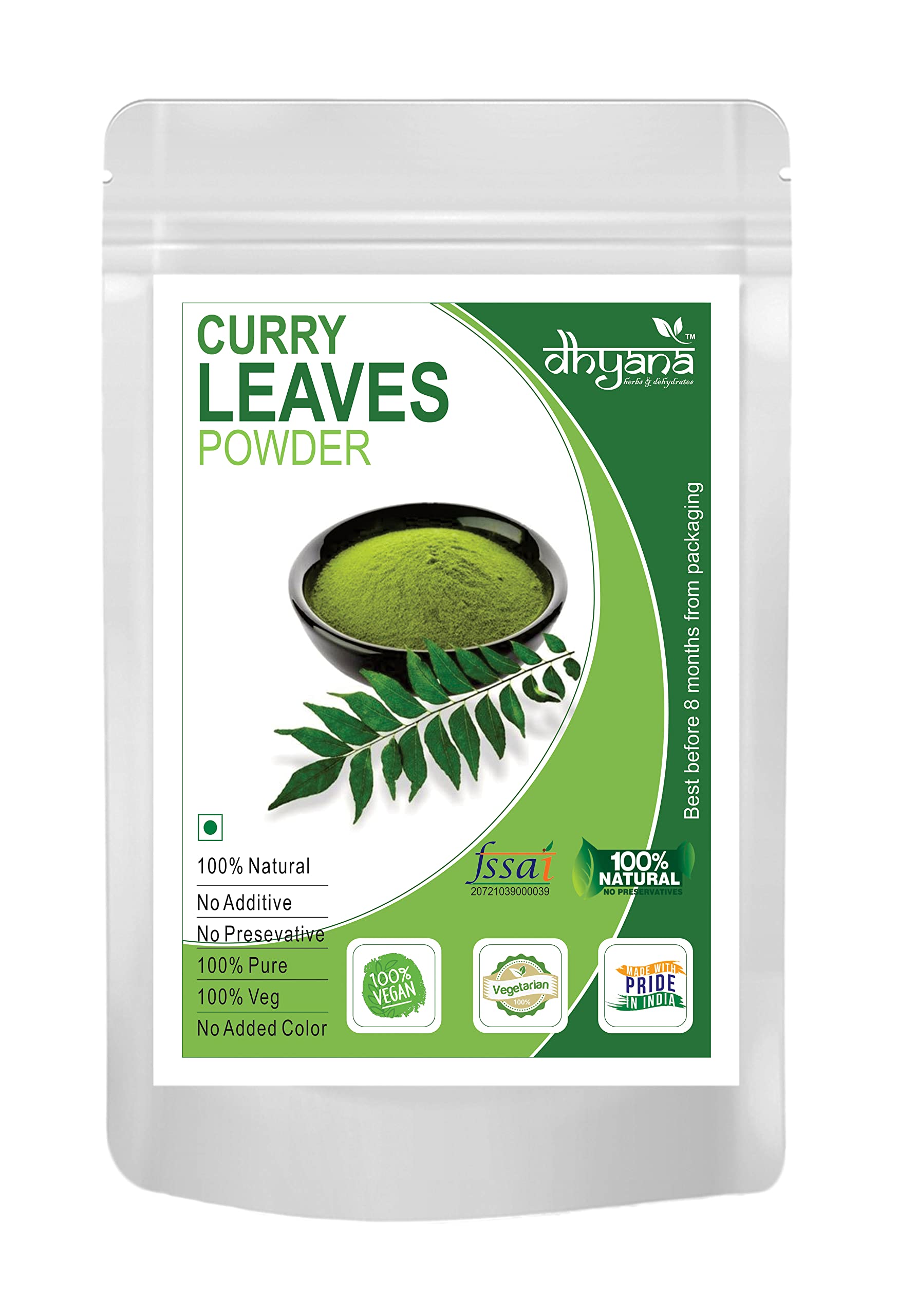 Dhyana Exim Curry Leaves Powder 500gm Pack Kadi Patta | Karibevu | Karuveppilai Powder (B09LSBSWVC) Amazon Price History, Amazon Price Tracker