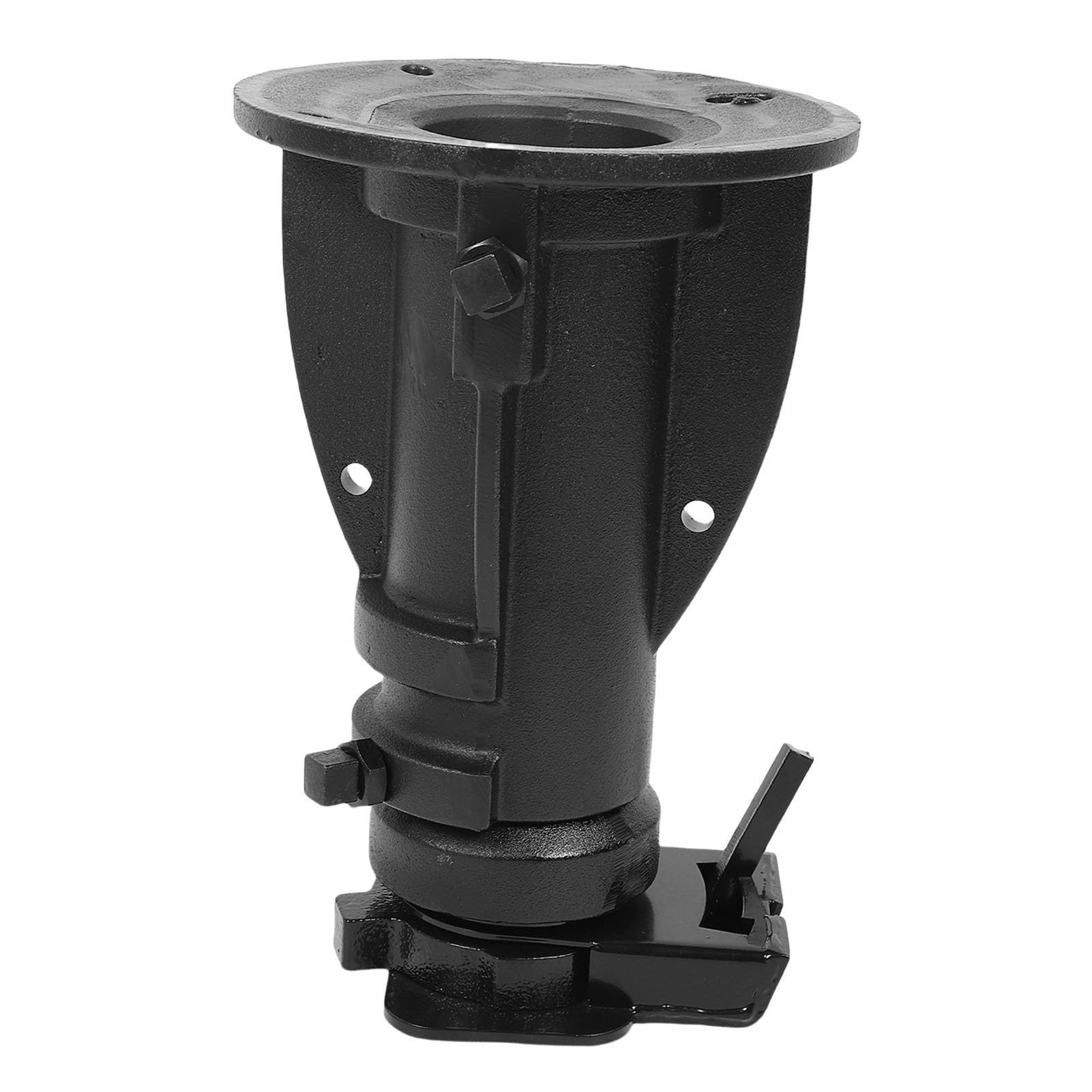 RiToEasysports Regulowany Adapter Siodła na Gęsiej Szyi, Siodło z amortyzacją ze Stali Stopowej na Adapter Gęsiej Szyi, wysokość od 12 do 16 Cali, 20000 Funtów, do Przyczepy Kempingowej RV