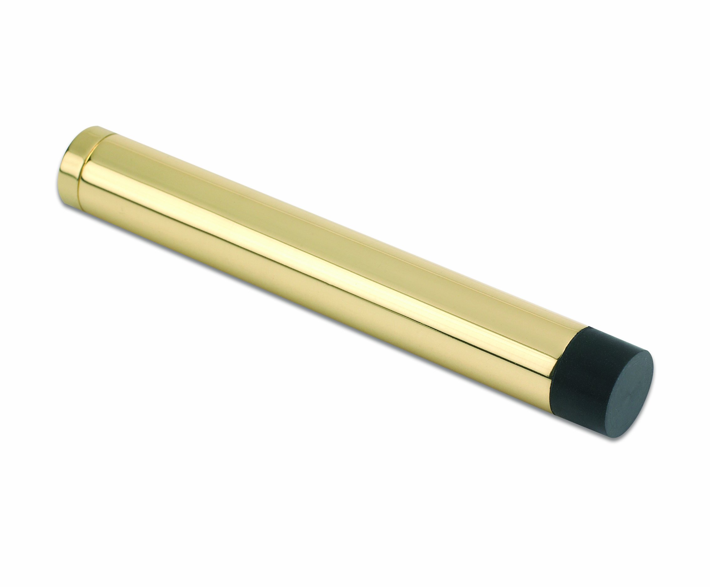 Zoo Hardware Chrome,Bronze,Rose Door Stop - Cylinder Without Rose - 105Mm - Polished Brass