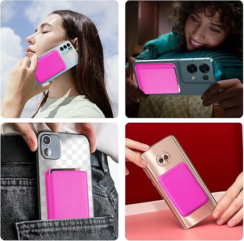 Miniatura 6 de BENTOBEN Funda magnética para teléfono compatible con MagSafe, cartera de piel sintética para iPhone 15, 14, 13, 12 ProPro MaxPlusMini Mag, funda