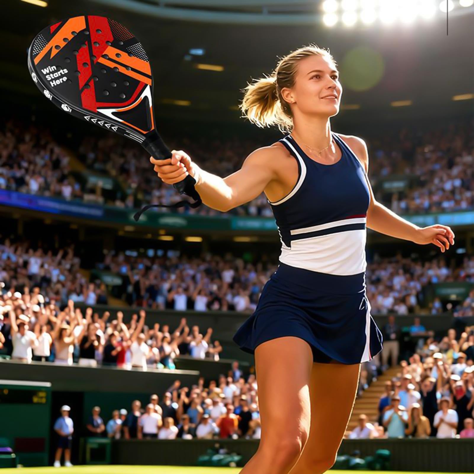 Set Complet de Raquettes de Tennis Équipement Sportif Léger et Antidérapant | avec 2 Balles et Sac de Transport pour Femmes Jeunes Plage Intérieur Jardin Entraînement Sport Loisirs