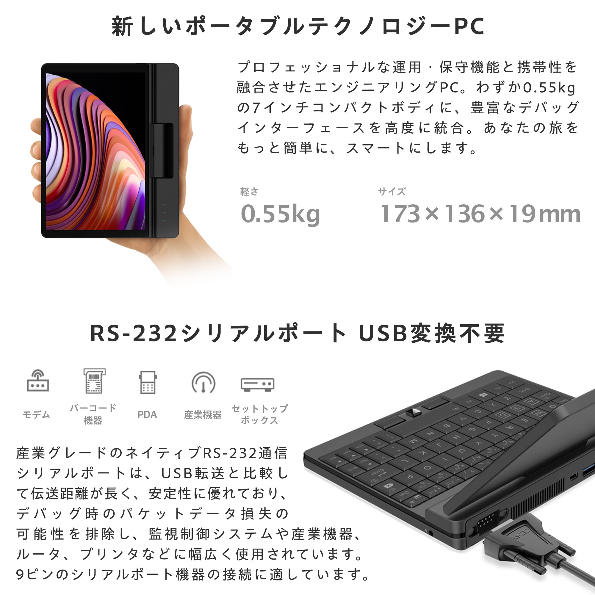 Amazon.co.jp: One-Netbook A1 Pro【国内正規版】モバイルUMPC 日本語 